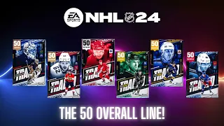 NHL 24 Experiment: The Fifty Overall Line | HUT Gameplay | Surprising Results