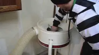 Homemade Dust Collector Cyclone or Vortex Cone - How to retrofit your machine