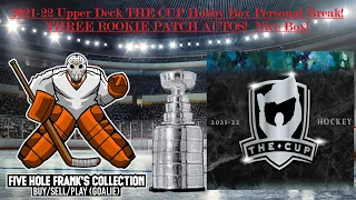 2021-22 Upper Deck THE CUP Hobby Box Break!  3 Rookie Patch Autos & Nice Ending! Lord Stanley's Cup!