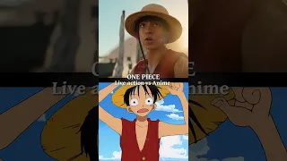 One piece (Live Action vs Anime)