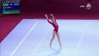 Liu Tingting Floor Team Final 2019 World Championships