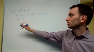 CSC180: The Halting Problem: a 7 minute proof