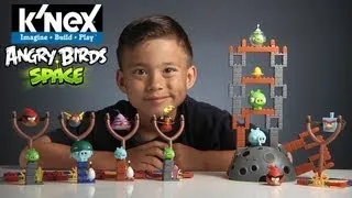 K'Nex Week Day #7 - ANGRY BIRDS SPACE: ICE BIRD BREAK DOWN! vs. Robo-COMBO!