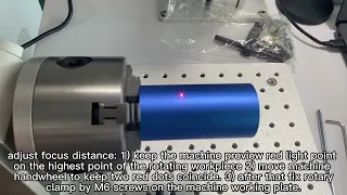 How to use rotary device for fiber laser marking machine