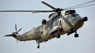 Westland WS-61 Sea King Mk41 German NAVY 89+65 arrival at RAF Fairford RIAT 2013 AirShow