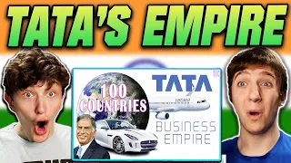 Americans React to Tata's Business Empire (100 Countries)