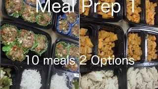 Meal Prep 1: Turkey Muffins and Chicken