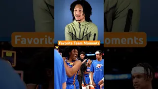 Thunder Players Share Their Favorite Team Moments ⚡ | #nba #okcthunder #shorts