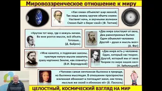 Научное мировоззрение руководителя исследовательских работ учащихся. Ведущий - Клепиков В. Н.