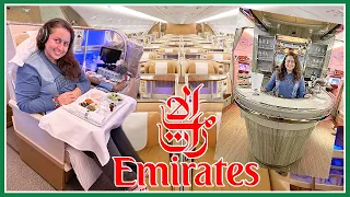 Emirates BUSINESS Class Flight DUBAI to London 🇦🇪 | FULL Experience 2024 ✈️