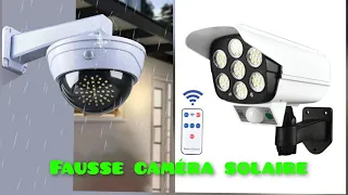 Solar simulation caméra small wall lamp مصباح الطاقة الشمسية للتمويه على شكل كاميرة🌞🌞🌞