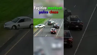 Massive police chase of fugitive caught on camera 2021 Short