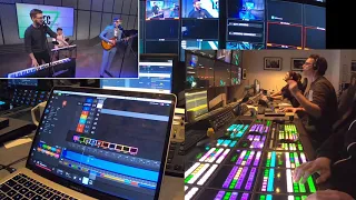 LEC Spring 2020 - Opening Ceremony. Behind the scenes - control room view