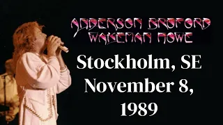 ABWH Live in Stockholm, 1989/11/08