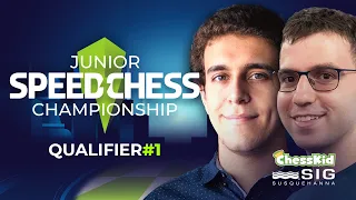 Qualifier #1 | Junior Speed Chess Championship 2022 | Hosts Hess and Naroditsky