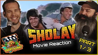 Sholay (Director's cut) Movie Reaction Part 1/3 | Amitabh Bachchan | Dharmendra | Hema Malini