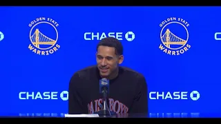 Juan Toscano-Anderson postgame; Warriors beat the 76ers