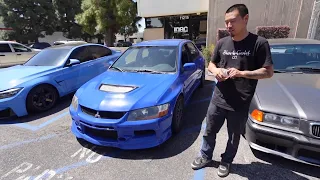 His Evo 8 is broken so he bought another Evo 8 (not clickbait)