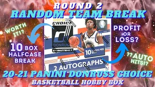 Joined Another Random Team Break | 20-21 Panini Donruss Choice Basketball 10 Box | FIRE Rated Rookie