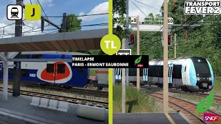 Transport Fever 2 #38B - Transilien J - Paris à Ermont-Eaubonne (TimeLapse)