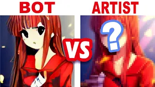 🤖Bot VS Artist!🎨| Creating Anime Characters from Ai Art!