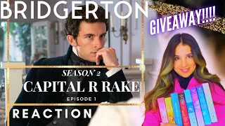 BRIDGERTON REACTION!! | SEASON 2 EP 1 | GIVEAWAY!!!!!!!!