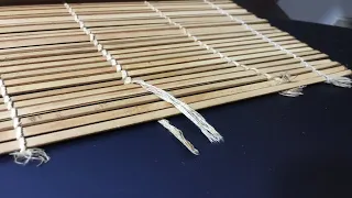 Bamboo Mat repair. Wait before buying a new one [with subtitles]