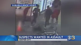 Philly police looking for group caught on camera attacking woman in Center City