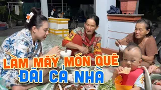 Mẹ Tính làm mấy món quê đãi cả nhà, Lion lần này về già quá