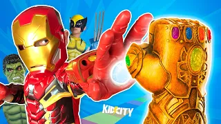 Capture the Infinity Gauntlet! Marvel Superheroes Gear Game: Avengers, Wolverine & Spider-Man