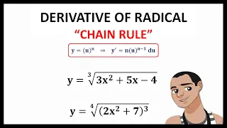 DERIVATIVE OF RADICAL: THE CHAIN RULE