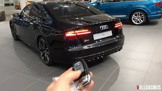 Audi S8 Plus Night Blue and Orange Audi Exclusive Christmas Special: In Depth and Revs