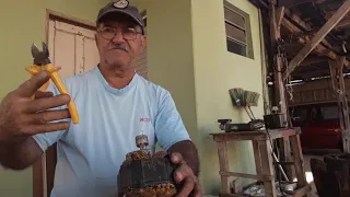mostrar como tirar cobre dos motores elétricos com rapidez