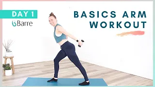 DAY 1 Barre Workout Challenge // Basics Arms Workout
