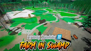 Terraforming Swamp into Wheat Farm on "Swamp No Man's Land"