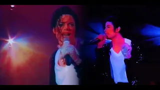 [ENHANCED COMPARISON] Michael Jackson – Billie Jean | Live in Helsinki & Johannesburg (1997)