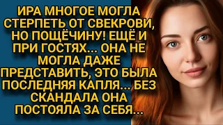 Свекровь замахнулась при гостях на невестку, но лучше бы она этого не делала...