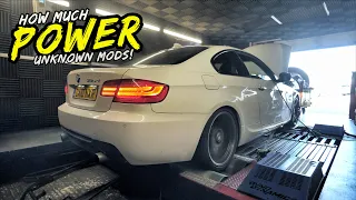 MY HIGH MILEAGE BMW 335D WITH *UNKNOWN MODS* HITS THE DYNO..