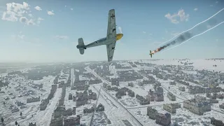 War Thunder "915th air victory" I take the win with a spin. Simulator PvP battle.