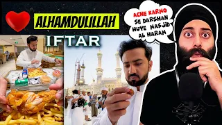 Indian Reaction on Iftar in Masjid Al Haram & Al Baik Dinner in Makkah | PunjabiReel TV