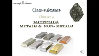 Class 8- Science: Chapter-4, Materials - Metals and Non-Metals