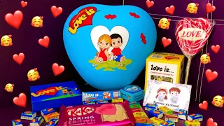 Подарок второй половинке на 14 февраля 💙 | Киндер сюрприз LOVE IS |Kinder surprise heart LOVE IS