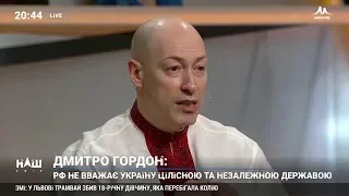 Гордон: Насколько нужно быть отсталым обществом, чтобы в День Победы открывать памятники Сталину?