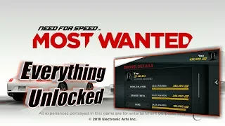 NFS Most Wanted || All cars, stages Unlocked || Unlimited Money