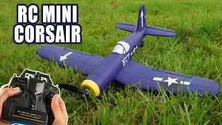 Mini RC Corsair F4U + Explanation about its gull wing design