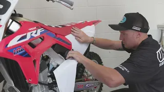 How to remove your decals from your dirtbike