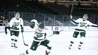 Michigan State hockey pump up