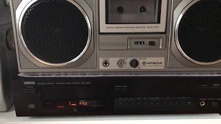 Hitachi TRK 8020H stereo boombox