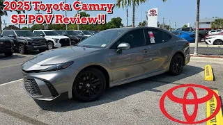 2025 Toyota Camry SE POV Review. Is It Better Then The Honda Accord?