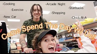 COUPLES VLOG: EATING, SHOPPING, PIERCING, NEW CAR, ARCADE, ETC.